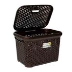 Hobby Life 20 lt Kahverengi Rattan Küçük Sandık Çamaşır Sepeti