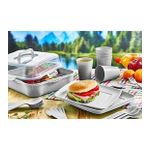 Hobby Life 32 Parça 6 Kişilik Çantalı Piknik Seti Gri