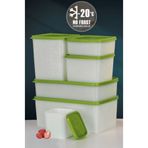 Hobby Life Alaska No Frost Saklama Kabı Dondurucu Erzak Kabı Soğuğa Dayanıklı 6 Adet