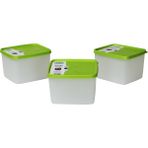 Hobby Life Alaska Nofrost Saklama Kabı 1,1 Litre 3'lü Yeşil - 1,1 lt
