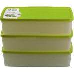 Hobby Life Alaska Nofrost Saklama Kabı 2 Litre 3'lü Yeşil - 2 Lt