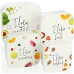 Hobby Life Funbox 4'lü Saklama Kabı Seti - I Love Foods - Renkli - 2,4 lt