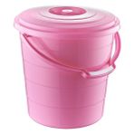 Hobby Life Kapaklı Su Kovası 15 L - Koyu Pembe