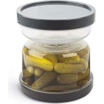 Hobby Life Kum Saati Zeytin ve Turşu Kabı - Şeffaf - 500 ml - 1 Adet