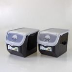 Hobby Life Mercan Soğan Patates Saklama Kutusu Siyah 12 Litre 2 Adet Gri