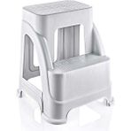 Hobby Life Merdivo 2 Basamaklı Beyaz Merdiven Tabure Ergonomik Tasarım ve Plastik Malzeme