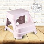 Hobby Life Merdivo Küçük Boy 2 Basamaklı Merdiven Tabure Pembe