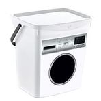 Hobby Life Q-Box Deterjanlık Makine Desenli 6 Lt. Beyaz