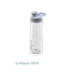 HOBBY LİFE Şeffaf Spor Okul Ofis Su Matarası 730ml Mavi Şeffaf