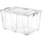 Hobby Life Tekerlekli Multi Saklama Kabı 80 L - Şeffaf - 80 lt