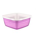 Hobby Life Zümrüt Süzgeçli Badya 3,8 L - Pembe