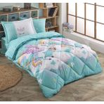 Hobby Magical Aqua - Poplin Tek Kişilik Uyku Seti - Gri
