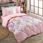 Hobby Magical Poplin Pembe Tek Kişilik Uyku Seti