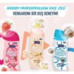 Hobby Marshmallow Duş Jeli 3 Çeşit Çilek, Vanilya , Hindistan Cevizi
