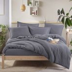 Hobby Müslin Çift Kişilik Nevresim Takımı - Füme - Renkli - 220 x 240 cm