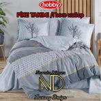 Hobby Poplin Pike Takımı Tek Kişilik Tanya İndigo