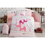 Hobby Pretty Pembe Bebek Nevresim Takımı