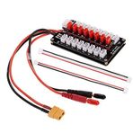 HobbyFly JST Paralel Şarj Panosu 2-3S Lipo Pil Dengesi Şarj Panosu için Dengeli Şarj Cihazı ile Uyumlu Drone Helikopterinin RC LiPo Bataryası