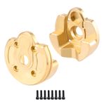 Hobbypark Pirinç Portal Axial SCX10 III Yükseltmeler AXI03007 ve Eksenel Kapra 1.9 UTB Parçaları için Ağırlıkları Karşı (Dış) Kaplar
