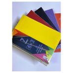 HOBBYRONS Ayraçlı Defter 4+3 Spiralli, 4 Kareli 3 Çizgili 175 Yaprak A4 Plastik Kapak