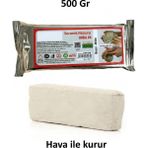 HOBBYRONS Seramik, Kil Hamuru, 500 Gr, Beyaz, Kil, Modelleme Çamuru
