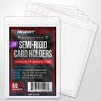 HOBBYTECH - Büyük Boy Yarı Sert Kart Sahipleri - Kalın ve Standart Boyutlu Kartlara Uyar - PSA, BGS ve Daha Fazlası ile Not Vermek için Premium Sert Kart Kılıfları - Spor Kartlarınızı, MTG, Yu-Gi-Oh