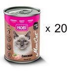 Hobi 20x400 gr Maxicat Tavuklu Kedi Konserve Mama