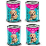 Hobi 4x400 gr Kuzu Etli Yetişkin Köpek Konservesi