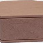 Hobi 90039 Dekoratif Takı Kutu Çokgen Model Klips Bölme Ham Ahşap Mdf El Yapımı