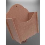 Hobi 90055 Dekoratif Gazetelik Kutu Model Ahşap Ham Mdf El Yapım