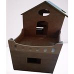 Hobi Adn 90231 Dekoratif Çocuk Oyuncak Ev Ahşap MDF HAM CNC Kesim El Yapım