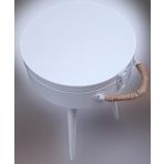 Hobi Adn 90265 Model Dekoratif Bavul Sehpa Ahşap Mdf Cnc Kesim Beyaz Lake El Yapım