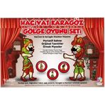 Hobi Ahşap Hacivat Karagöz Gölge Oyun Seti Tiyatro Oyunu
