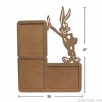 Hobi-art Çer 91 Bugs Bunny Tasarımlı Ahşap Resim Çerçevesi