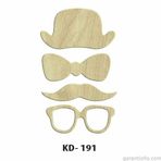 Hobi-Art Kd 191 Dekoratif Mini Ahşap Obje