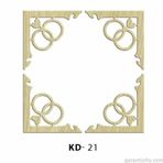 Hobi-Art Kd 21 - Köşe Süs Setii Dekoratif Mini Ahşap Obje