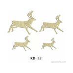 Hobi-Art Kd 32 - Geyik Dekoratif Mini Ahşap Obje