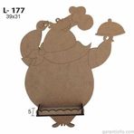 Hobi-Art L 177 Ham Ahşap Aşçı Duvar Panosu