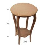 Hobi-art Sp 533 Ham Ahşap Dekoratif Sehpa