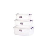 Hobi Box Saklama Kabı 3'lü Set 15-20-30 Lt