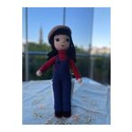 Hobi Dünyası Bahar Bebek Amigurumi Örgü Organik Oyuncak, Renkli, 88654546546
