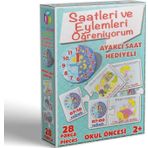 Hobi Eğitim Dünyası Saatleri ve Eylemleri Öğreniyorum 2+İngilizce Destekli Oyun