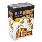 Hobi Eğitim Wood Cıty Bloks 200 Parça Ahşap Yapı Blokları