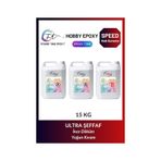 Hobi Epoksi Speed/Hızlı/ Şeffaf Epoksi Reçine Ince Döküm 15 Kg