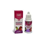 HOBİ Hobi Tüm Kuşlar İçin E Vitamini + Selenyum ( Kızıştırıcı Özellikli Vitamin) 30 ML( PET DÜNYAM)