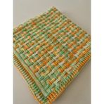 Hobi Kafe El Örgüsü 84CM*84CM Boyutlarında Bebek Battaniyesi - Renkli - 84 x 84 cm