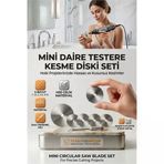 Hobi Makine Uyumlu Hss Mini Testere Disk Seti 6 Parça - Ahşap Metal Gravür Ucu 723176