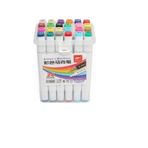 hobi market art 24 Lü Set Çift Taraflı Marker Kalem Seti Çantalı Double