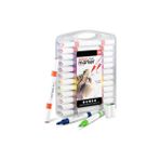 Hobi Market Art Acrylic Duo Marker Çift Uçlu Su Bazlı Akrilik Boyama Markörü Seti 24 Renk