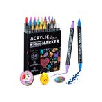 Hobi Market Art Çift Uçlu Akrilik Marker Kalem Seti 24 Renk